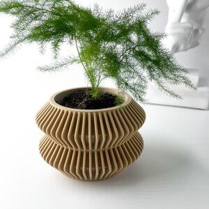 Rodel 3D-Printed Decorative Ribbed Planter